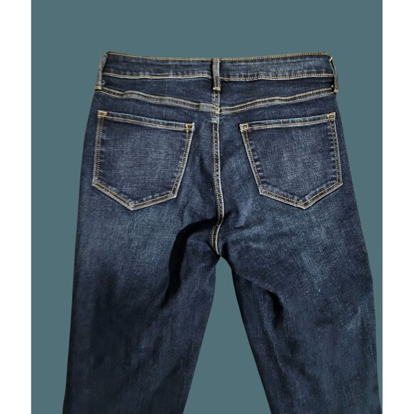 Old Navy Hi- Rise Rockstar Super Skinny Secret Smooth Pockets Jeans Women 8Short - Picture 4 of 7